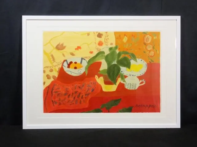 ピエール・ボンコンパン「小さなアネモネ 」リトグラフ 768/2000