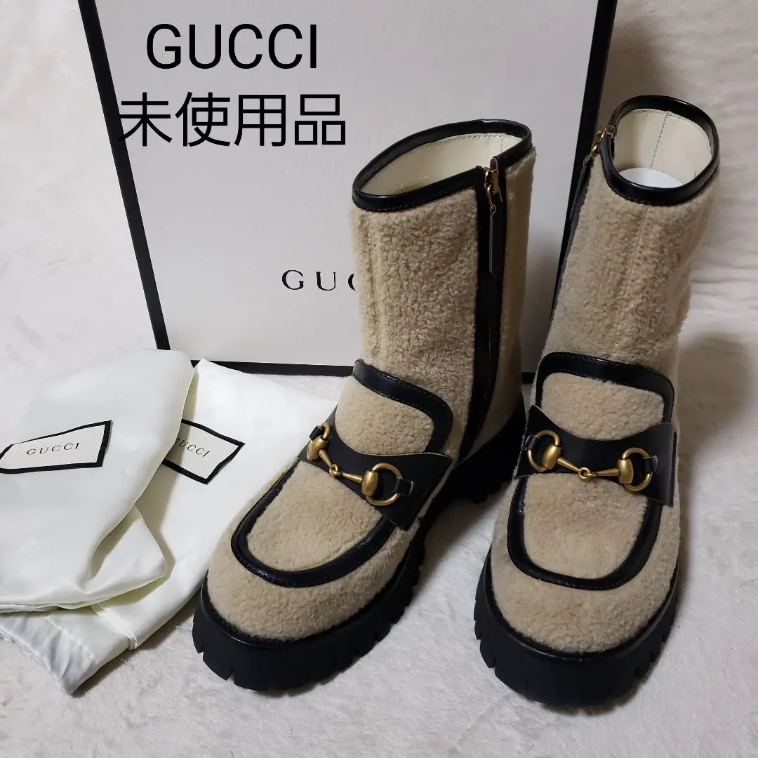2026年最新】GUCCI ムートンブーツの人気アイテム - メルカリ