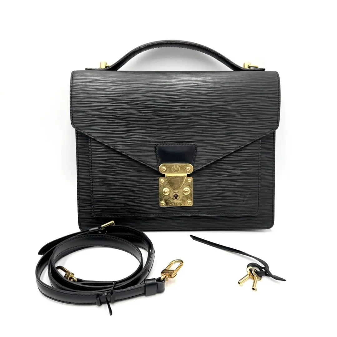 2026年最新】LOUIS VUITTON ルイ ヴィトン モンソー エピ ハンドバッグ