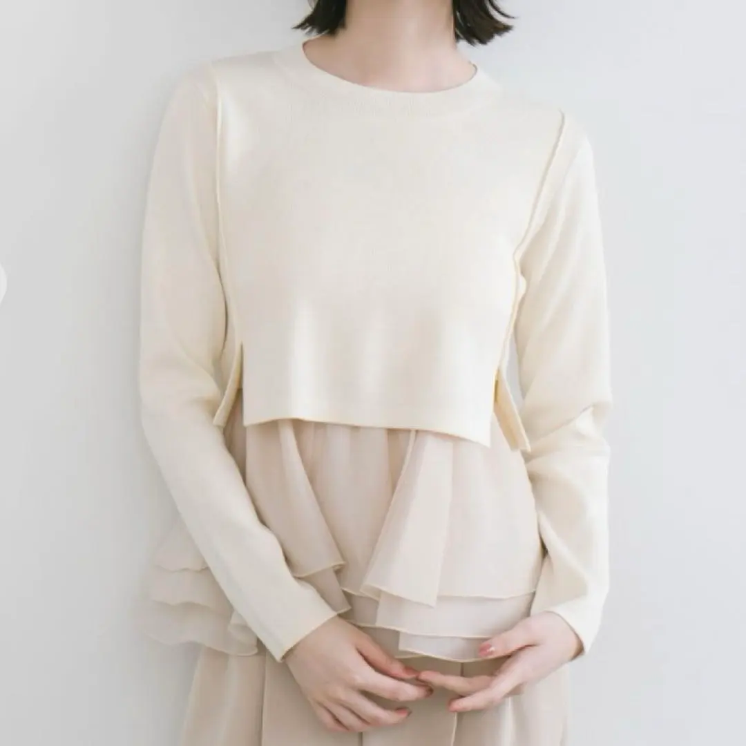 2026年最新】coco deal ペプラムブラウスレイヤードニットの人気