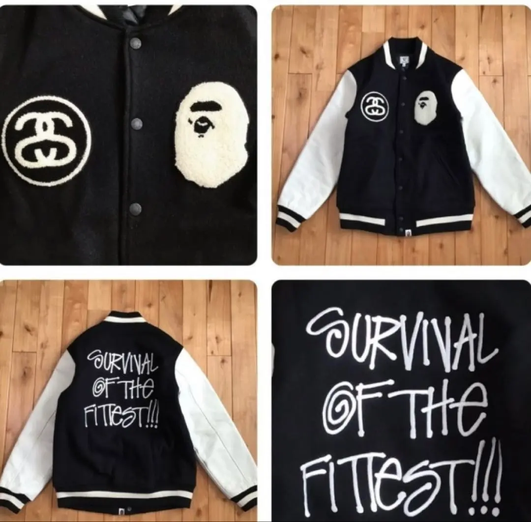 2026年最新】APE STUSSY スタジャンの人気アイテム - メルカリ