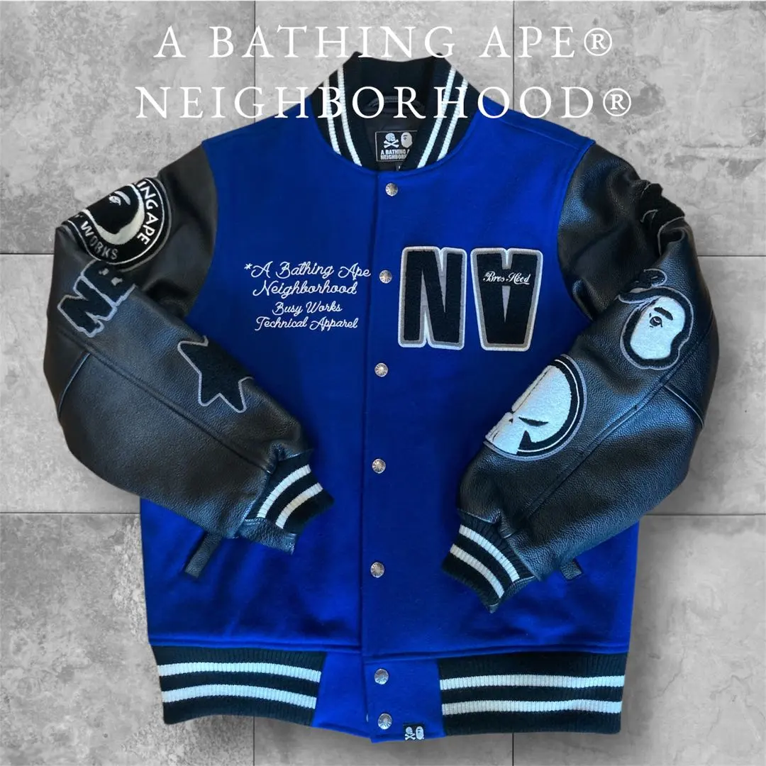 2026年最新】bape neighborhood スタジャンの人気アイテム - メルカリ