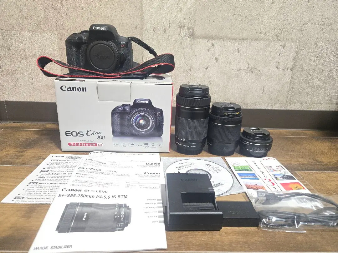 2026年最新】canon eos kiss x8i ダブル ズーム キット 中古の人気