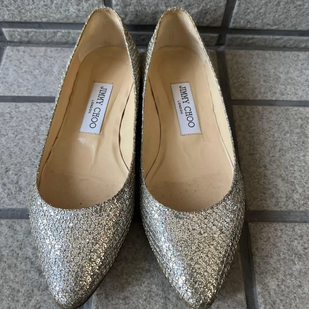 2026年最新】Jimmy Choo カラー：シルバー系 フラットシューズ・バレエ