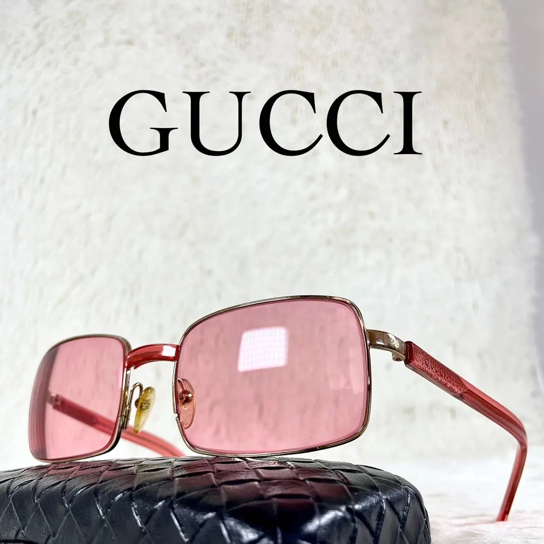 2026年最新】GUCCI カラー：レッド系 サングラスの人気アイテム - メルカリ