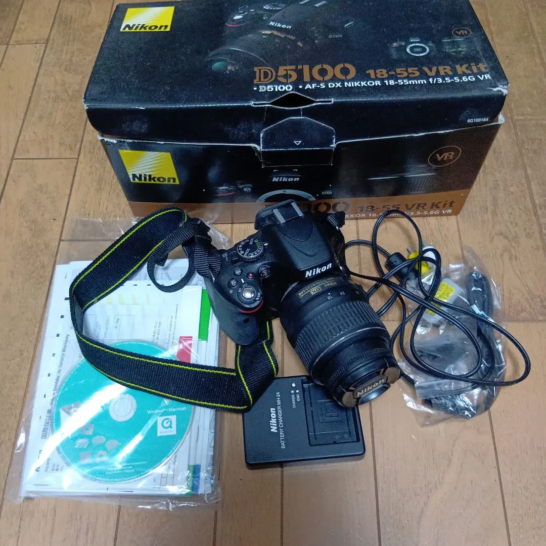 2026年最新】Nikon デジタル一眼レフカメラ D5100 18-55VR レンズ