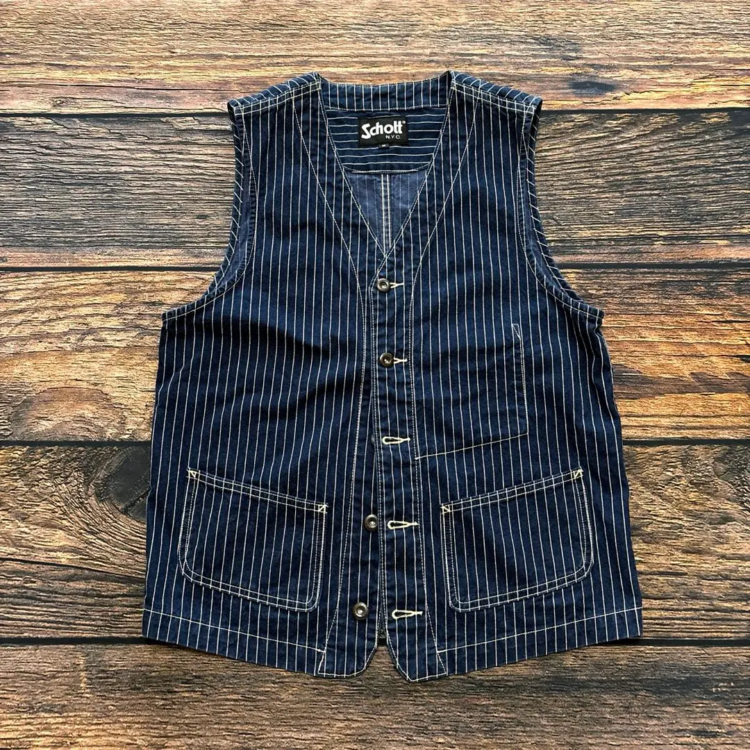 2026年最新】Schott OLD HICKORY DENIM VESTの人気アイテム - メルカリ