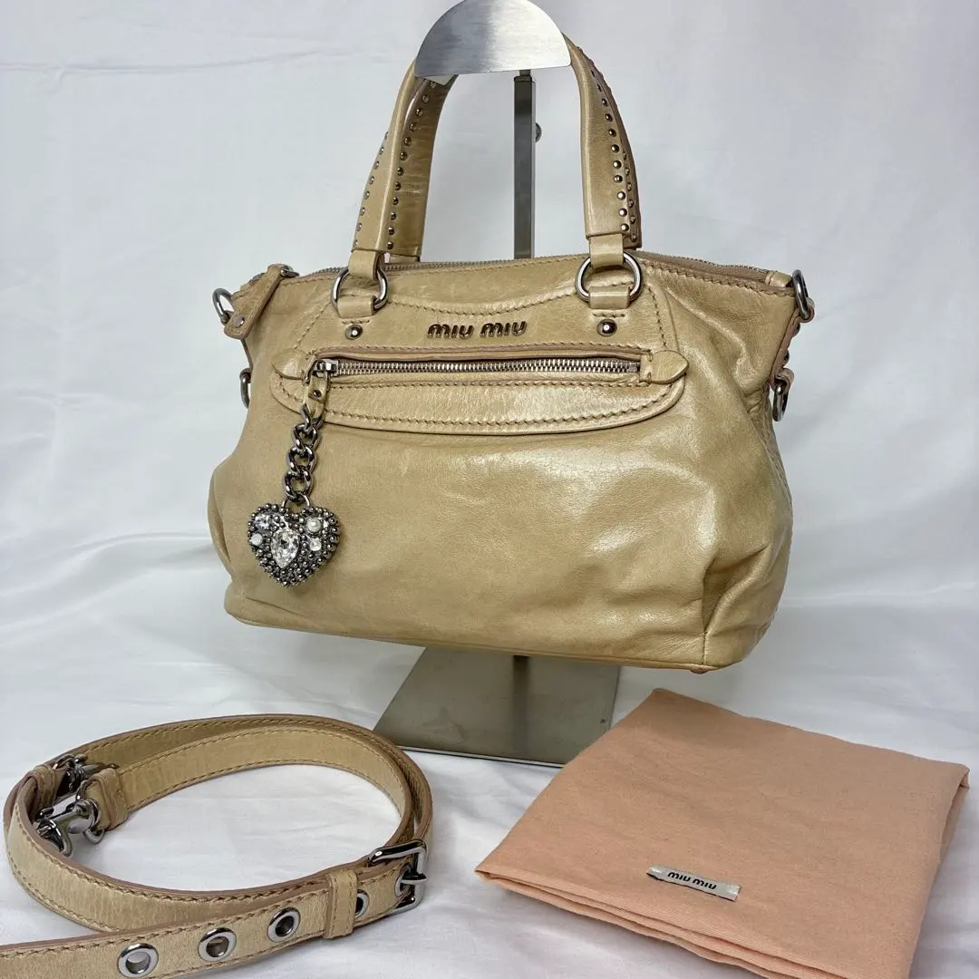 2026年最新】ミュウミュウ ハンドバッグ ハートチャームの人気アイテム