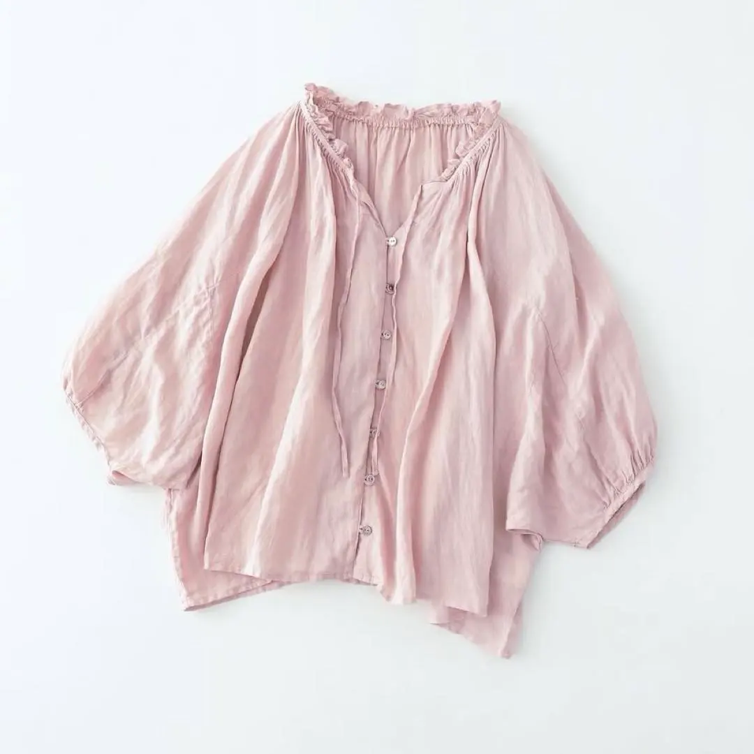 2026年最新】ネストローブ nest robeリネンショートスモックブラウスの