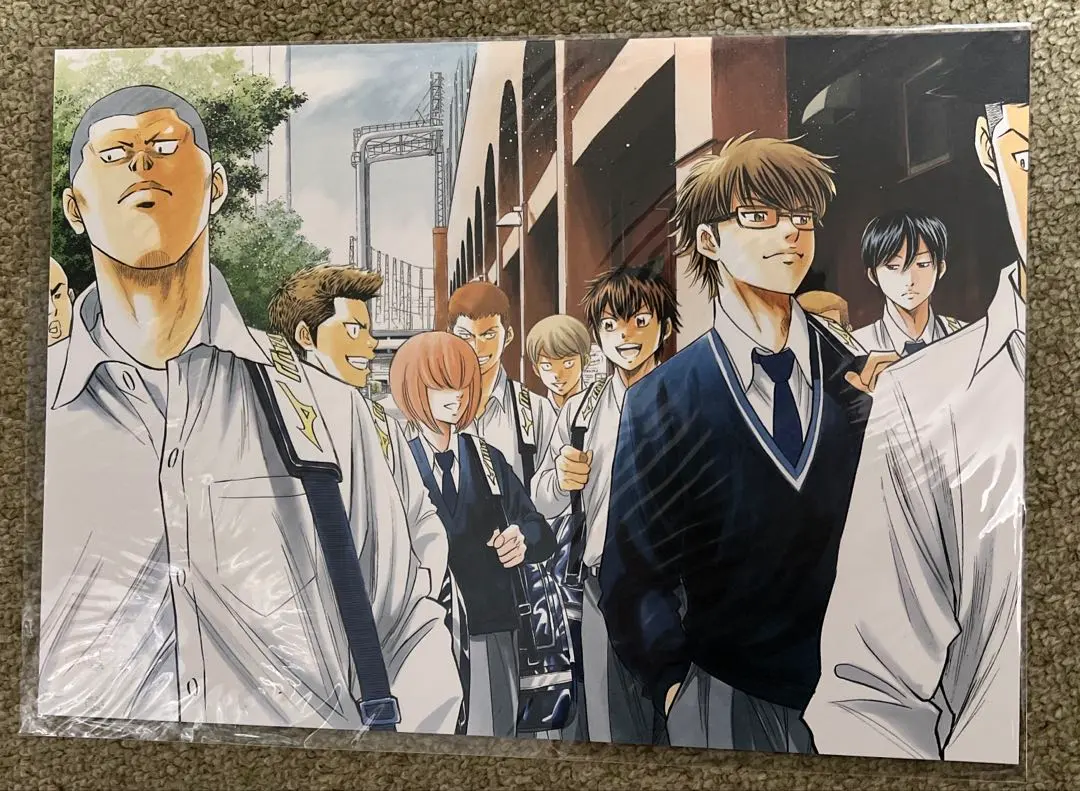 ダイヤのA 御幸一也 沢村栄純 倉持洋一 複製原画 マガジン 抽選品 当選品