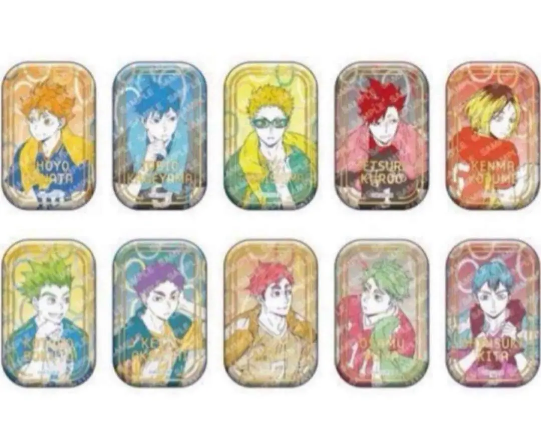 2026年最新】ハイキュー スクエア缶バッジ box (オフショット×カラー第
