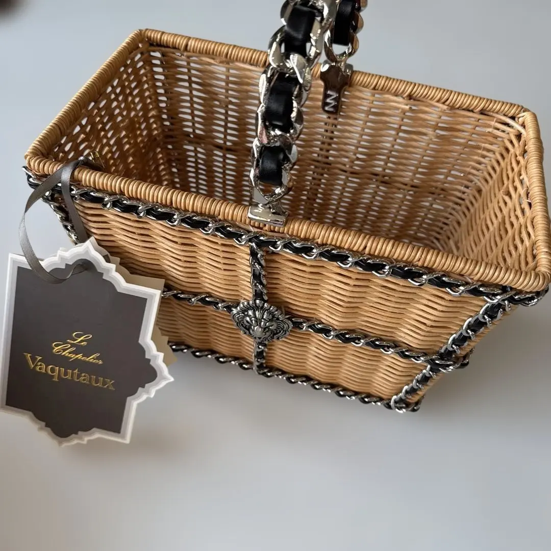 ヴァクトーカゴバックミニ美品(持ち手をテグスにて補強あり)