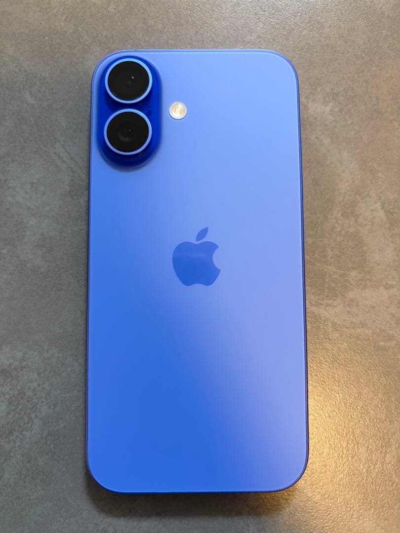 ふ*も様 【美品】iPhone16 ウルトラマリン 128GB SIMフリー 中古】iPhone16 128GB ウルトラマリン MYDU3J／A SIMフリー