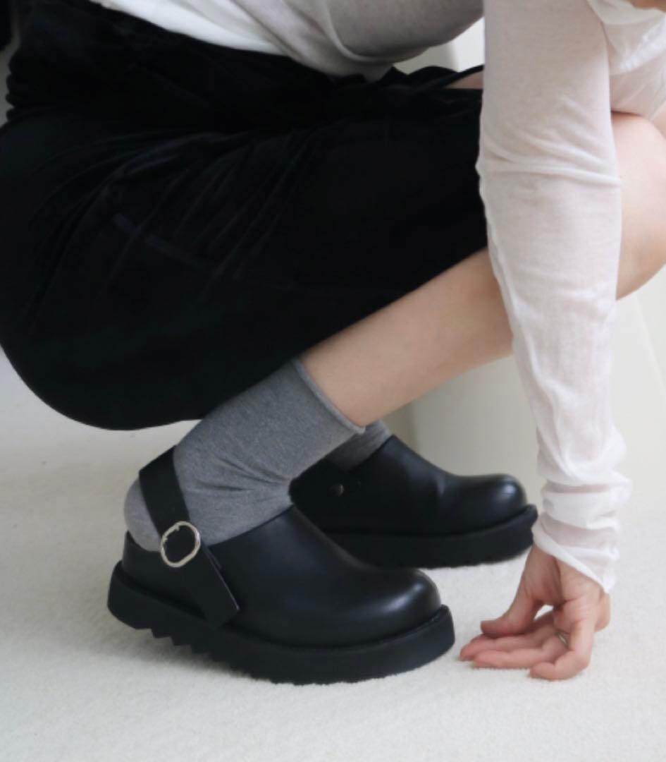 aere leather sling back shose 38