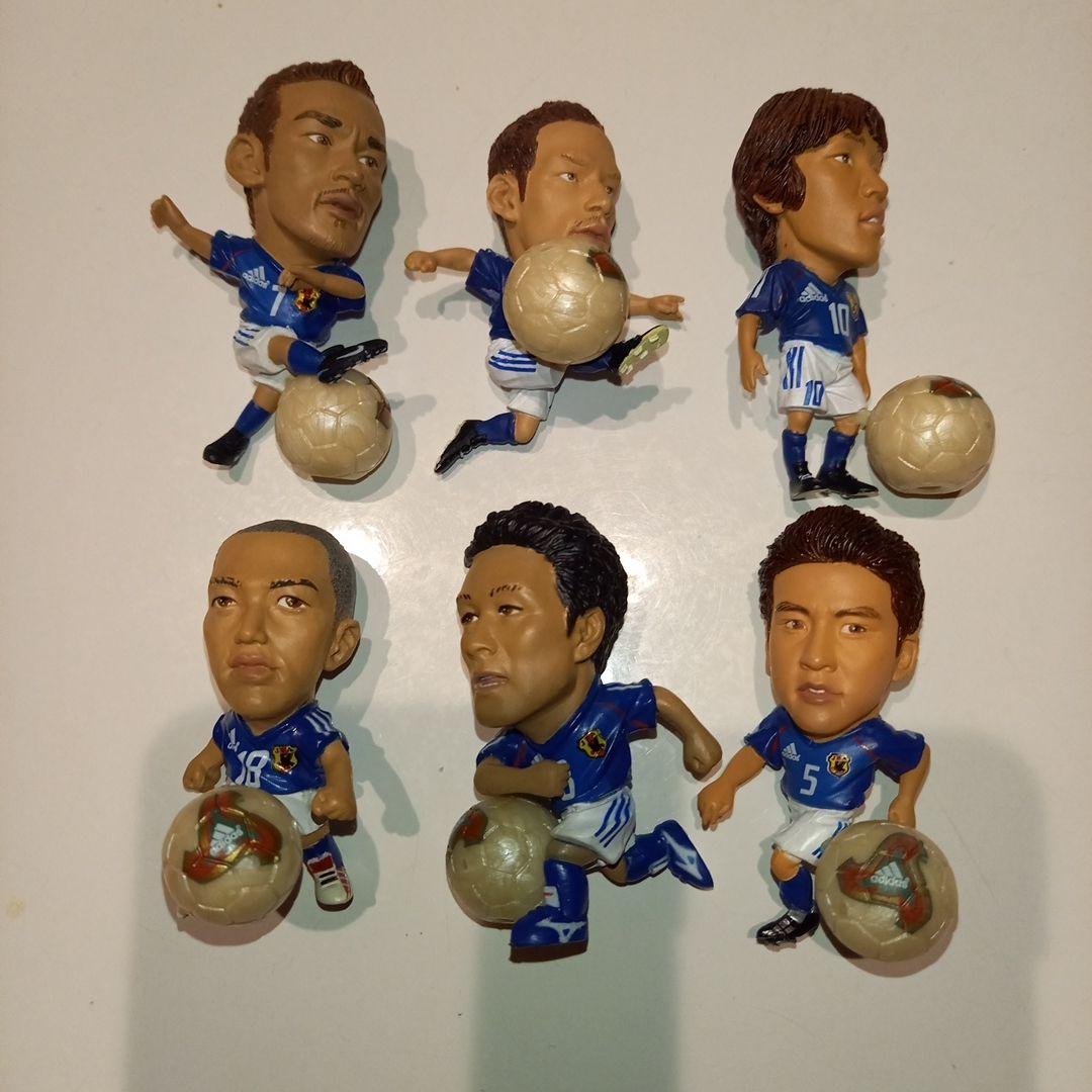 エポック サッカーフィギュア ガチャ 日本代表 中田2 俊介 稲本 小野