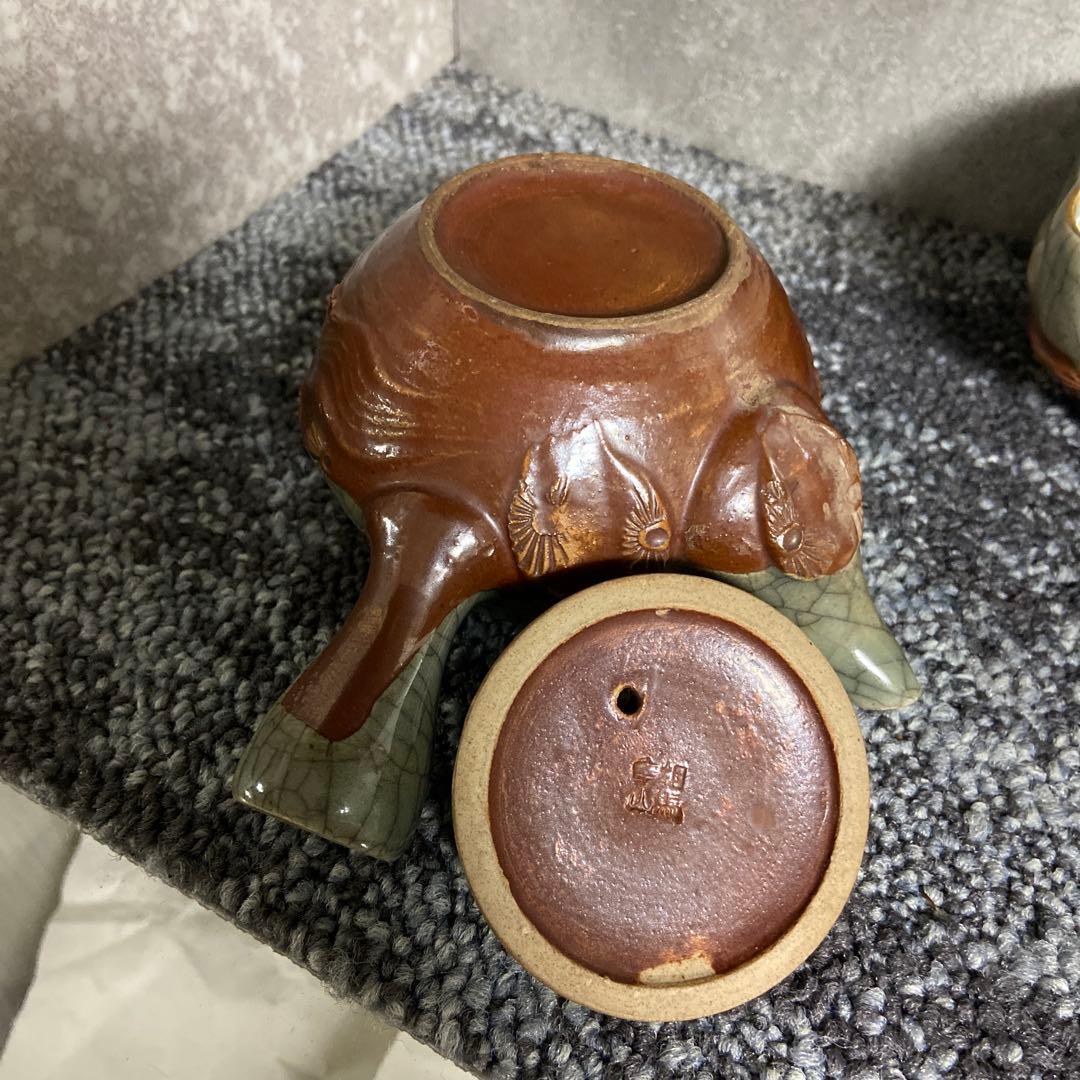 相馬焼 相馬幸山 相馬吉忠 茶器揃い 煎茶揃い 茶器セット 宝瓶 湯さ