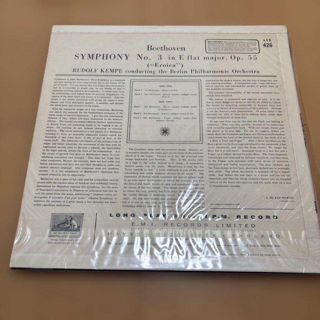 ベートーヴェン交響曲　第3番（エロイカ）