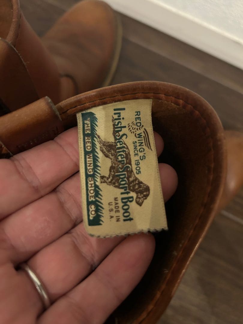 US10B 28㌢ 犬タグ RED WING ペコスブーツ 茶 - メルカリ