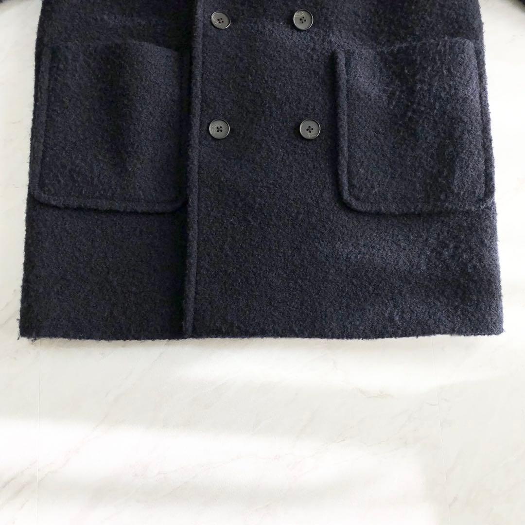 未使用級❤️24AW ブークレーボンディング ダブルブレストコート