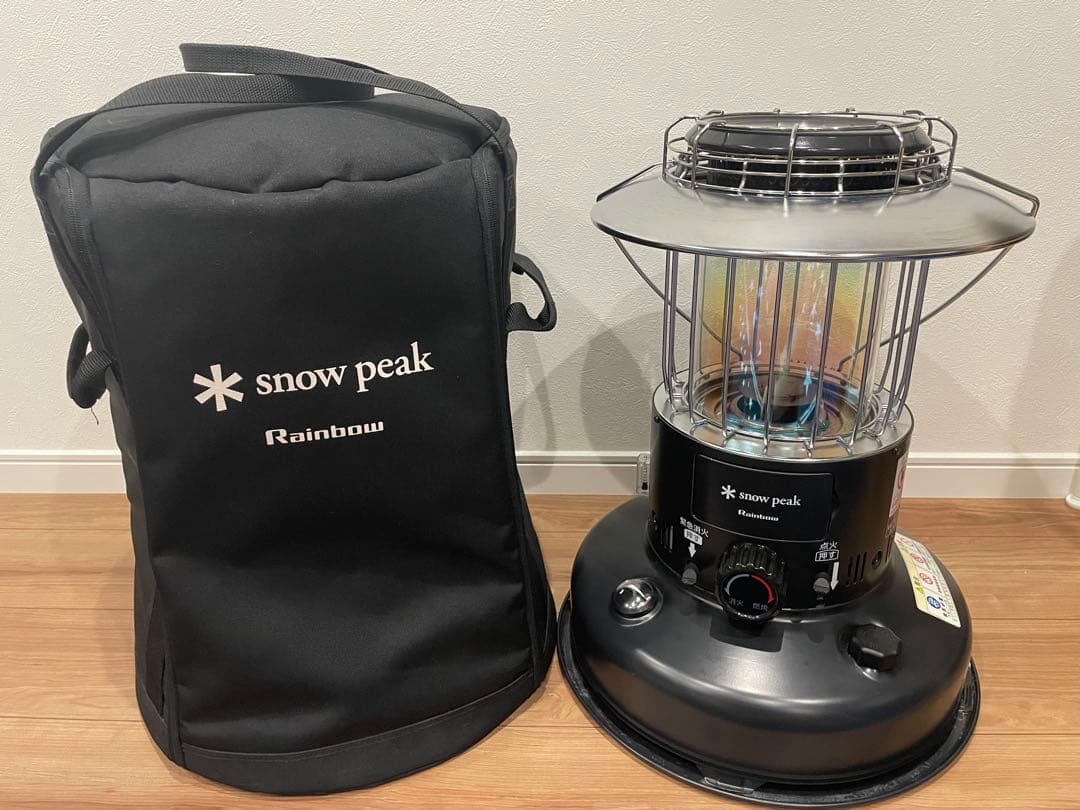 【限定】 peak Rainbow ストーブ 収納バッグ付き レビュー】レインボーストーブの収納にはスノーピークのレインボー