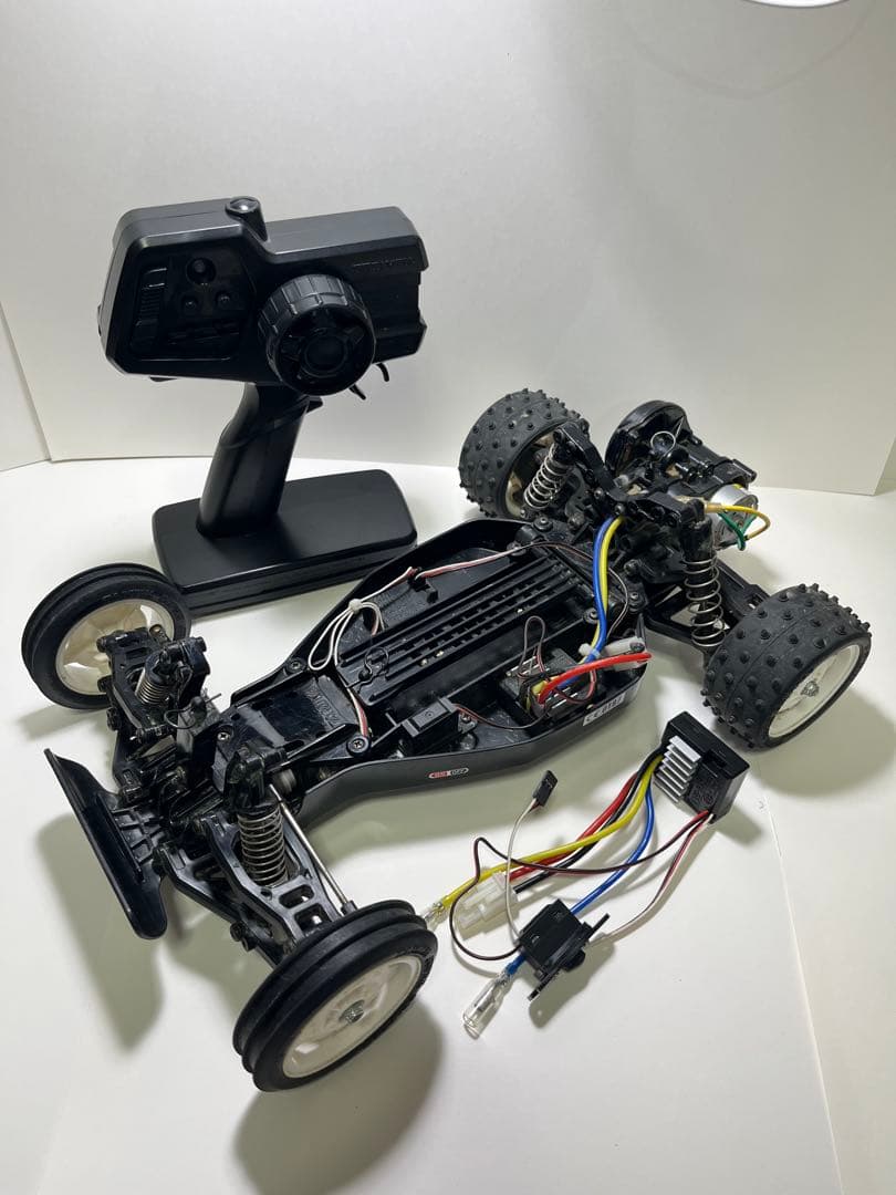 XB完成車として購入したタミヤDT-02シャーシとファインスペックのセット タミヤ TAMIYA DT-02 シャーシ 新品未使用 XB完成品 送料込み XB品