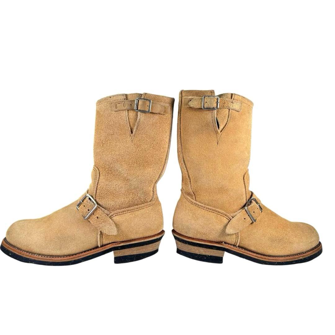 ☆美品☆PT91☆8268☆低ベルト☆スエード☆エンジニアブーツ☆レッド