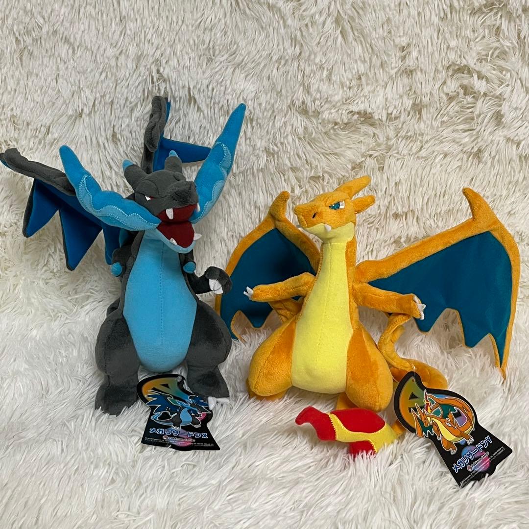 ポケモンセンター ぬいぐるみ メガリザードンX メガリザードンY タグ