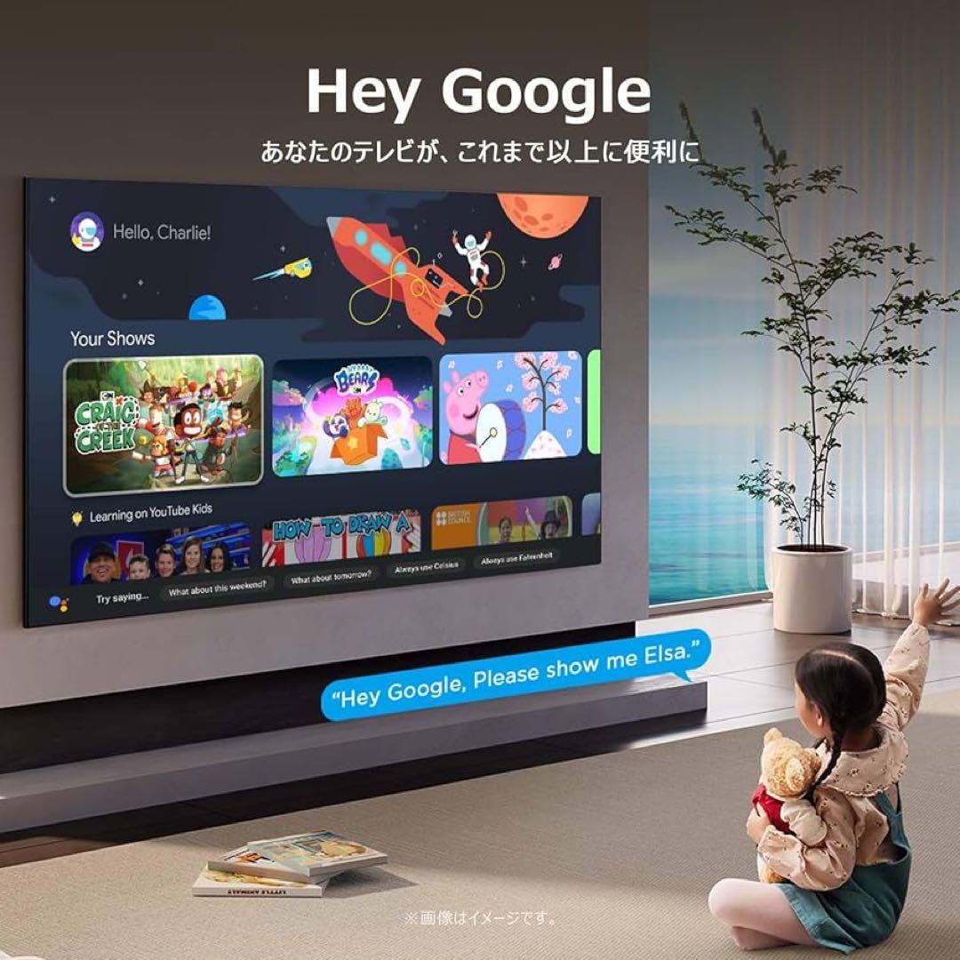 全国送料無料❣️未使用TCL 65型4K量子ドットスマートテレビネット動画