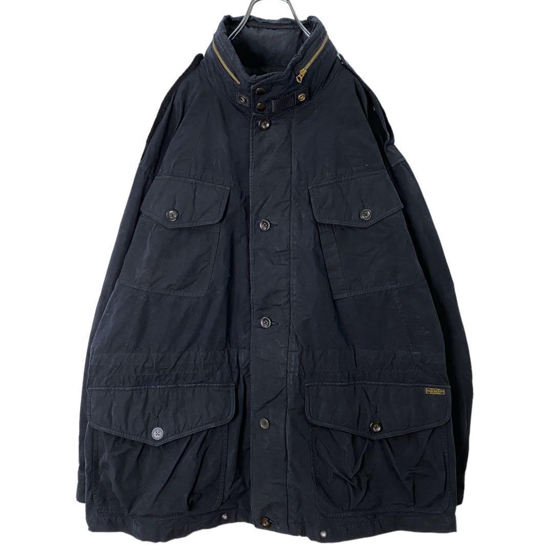 ポロラルフローレン ユーロ企画M-65フィールドジャケット ネイビー2XB