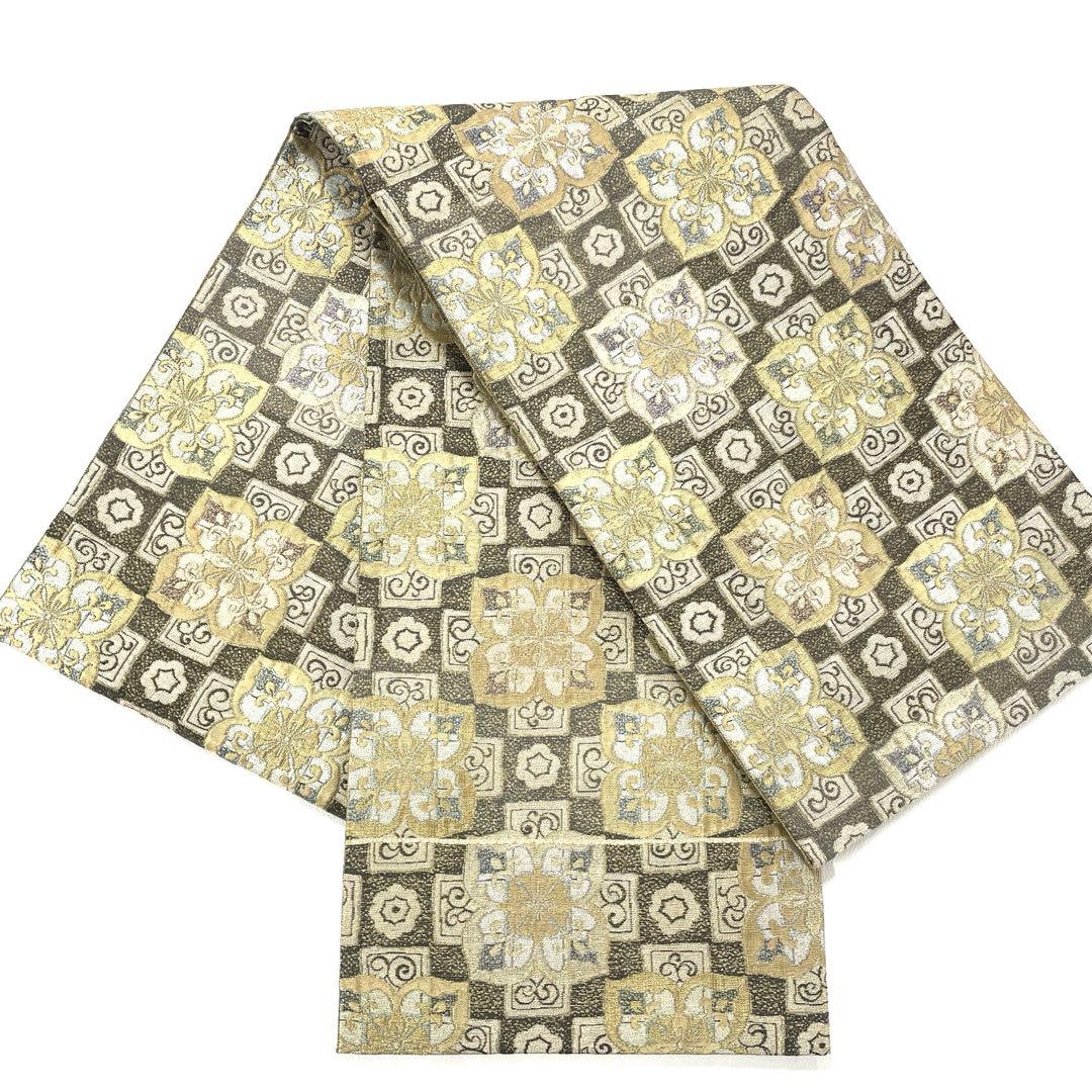 帯6588 ○誉田屋源兵衛謹製 兆寿尽くし 高級 正絹 六通 袋帯 - メルカリ