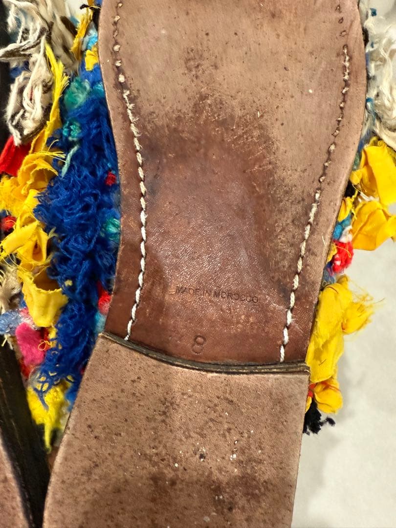 Afro-de-porori 様専用】CALLA バブーシュ サボ