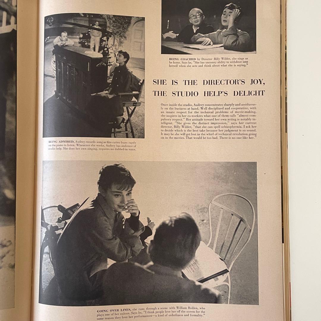 オードリーヘップバーン（表紙）LIFE ライフ ビンテージ雑誌 1953年