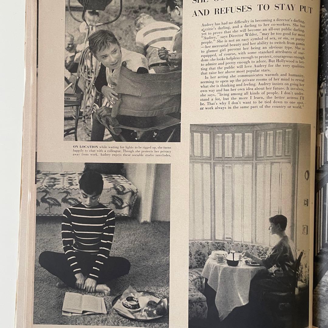オードリーヘップバーン（表紙）LIFE ライフ ビンテージ雑誌 1953年