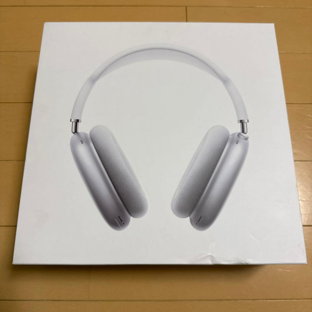 airpods max シルバー 箱付き AirPods Max シルバー 専用ケース付き 超美品 試着程度