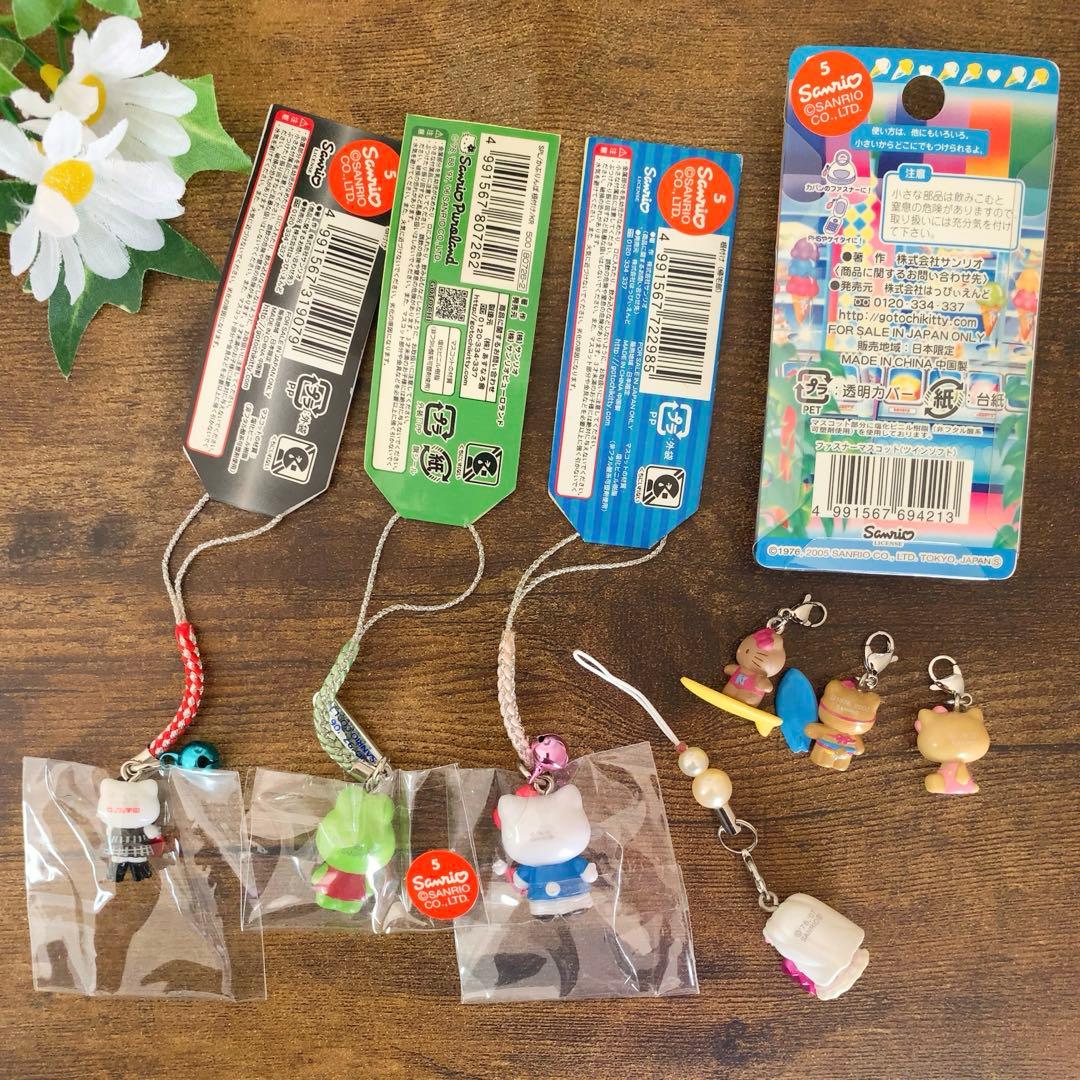 激レア】ご当地キティ 根付 ファスナーマスコット ストラップ 8個