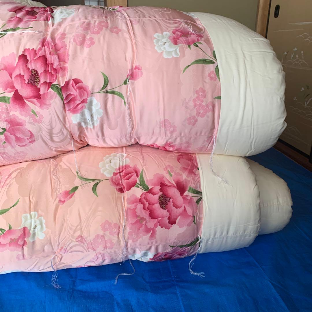 未商品［婚礼布団、敷布団掛布団ダブル]昭和レトロ高級品 - メルカリ
