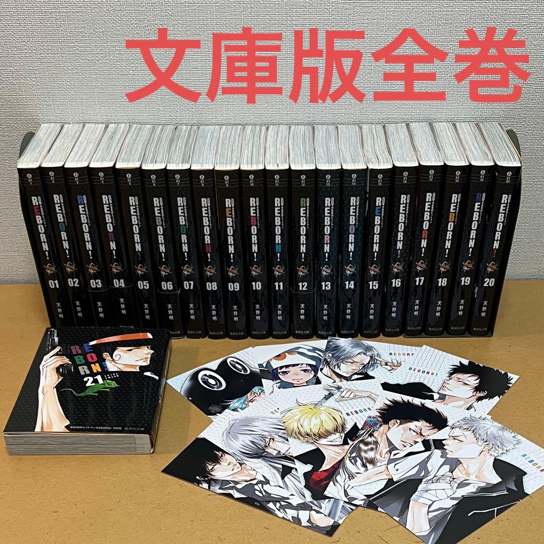 ☀️ 完結 家庭教師ヒットマンREBORN！全巻 ☀️ 家庭教師ヒットマンREBORN! 文庫版 全21巻 完結セット／天野 明