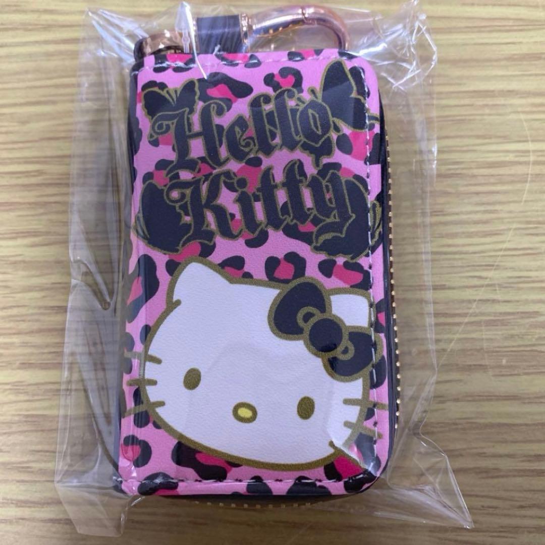 サンリオ キティ ギャル ヒョウ柄 キーケース ぬいぐるみ バッグ 保冷