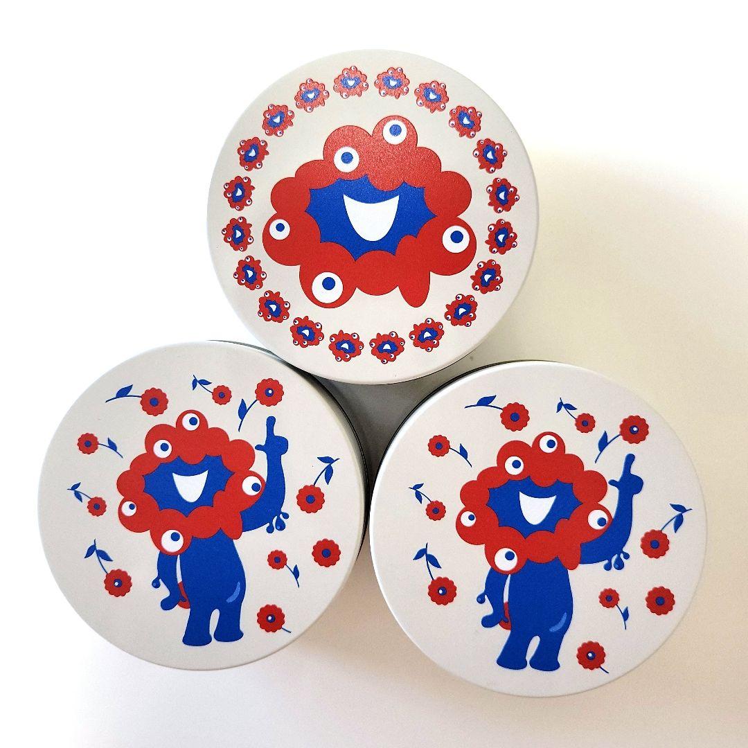 美品】ミャクミャクの空き缶3個セット - メルカリ