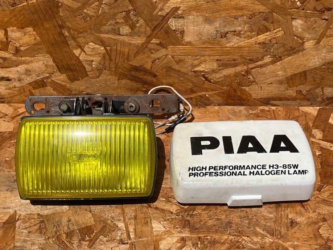 piaaフォグランプイエロー 角型50 当時物 - メルカリ