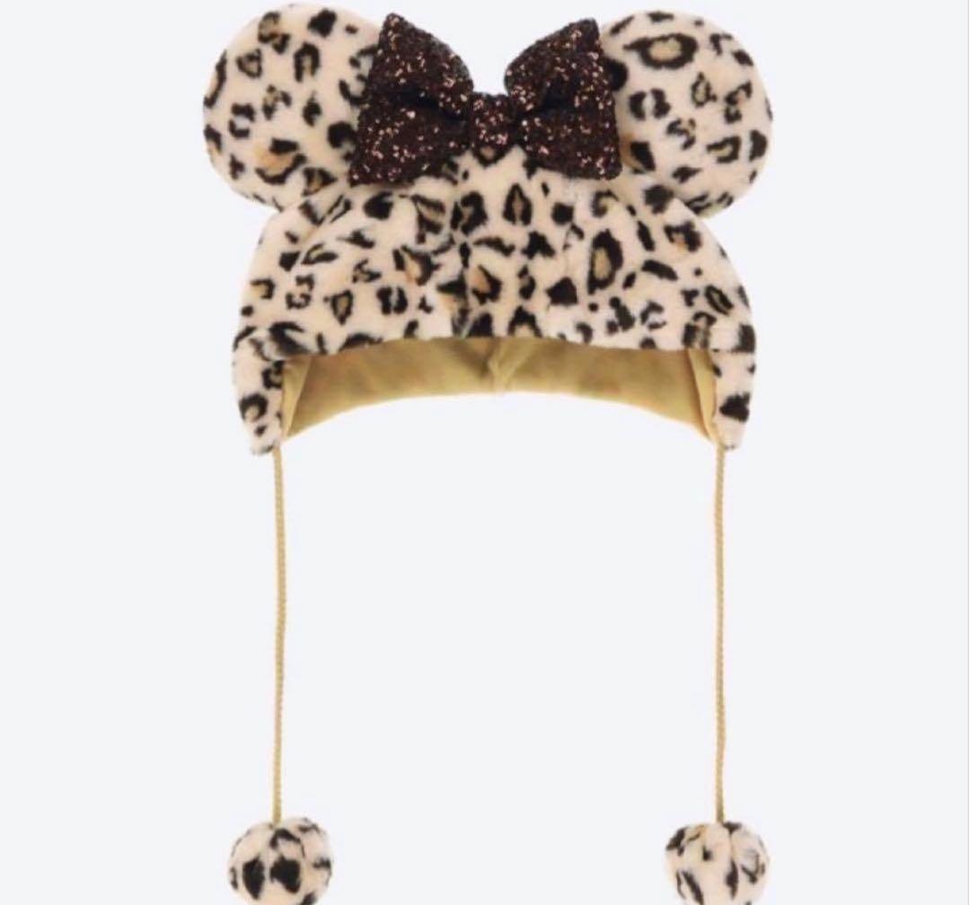 ヒョウ柄ミッキー ファンキャップ - メルカリ