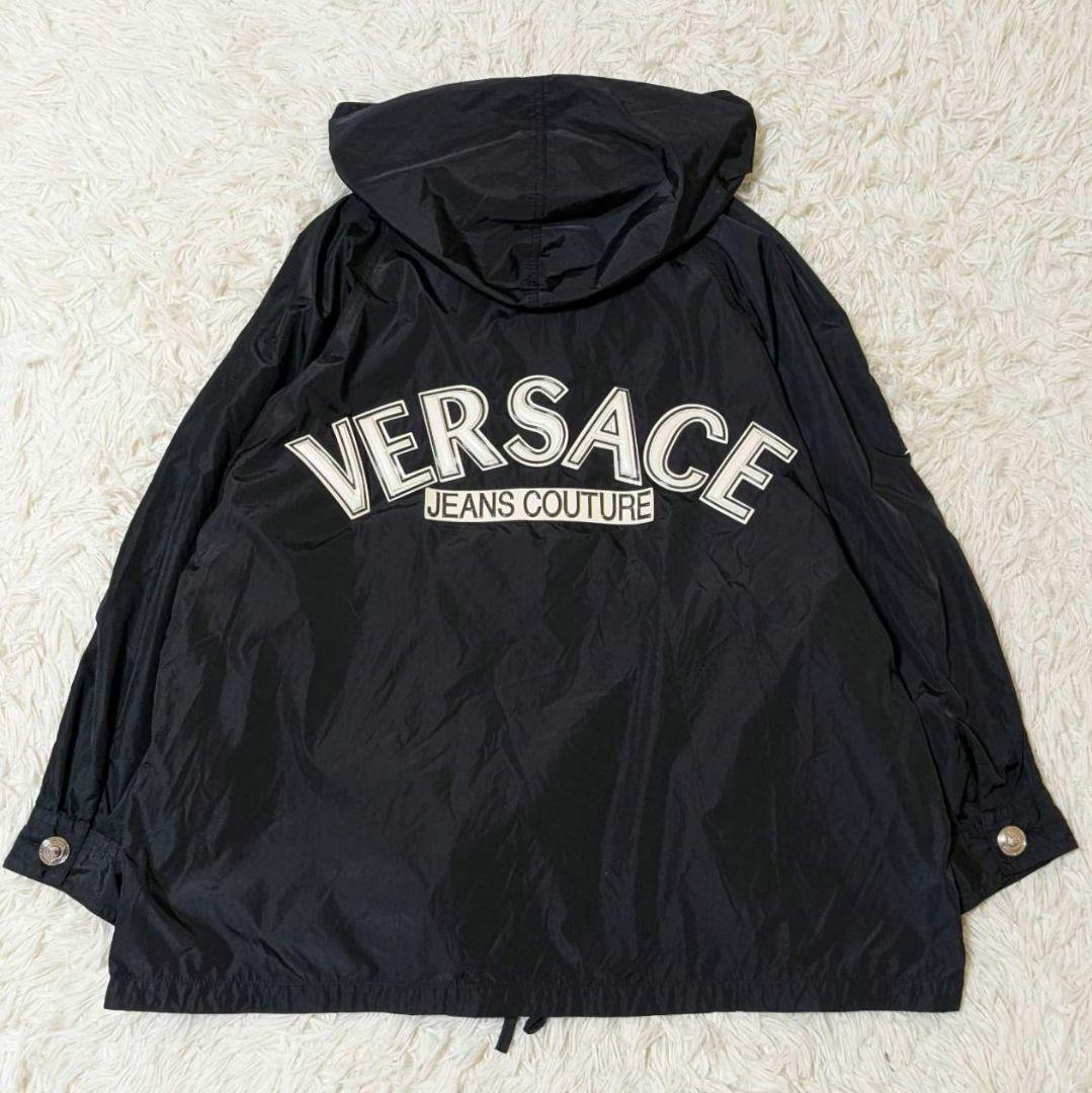 VERSACE ヴェルサーチ ナイロンジャケット バックロゴ メデューサ 七分