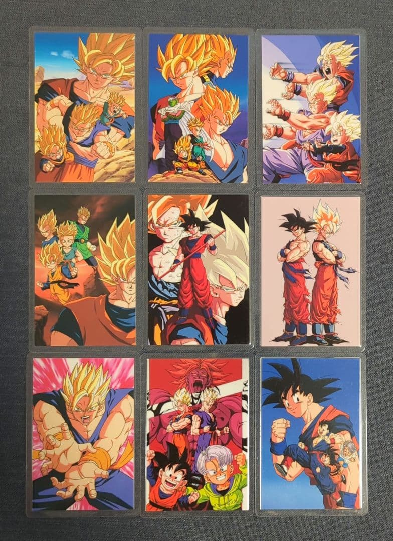 【希少・匿名配送】ドラゴンボールZ ラミネートカード 9枚 ラミカ ドラゴンボール - ①ドラゴンボールZ ラミネートカード9枚セット 90