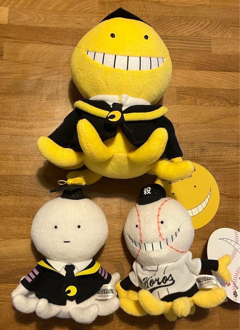 バラ売り可能】 3体セット 殺せんせー ぬいぐるみ 暗殺教室 | Mercari