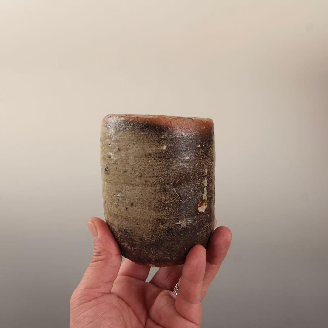 信楽 筒茶碗 信楽焼 古美術 古道具 アンティーク 茶道具 - メルカリ