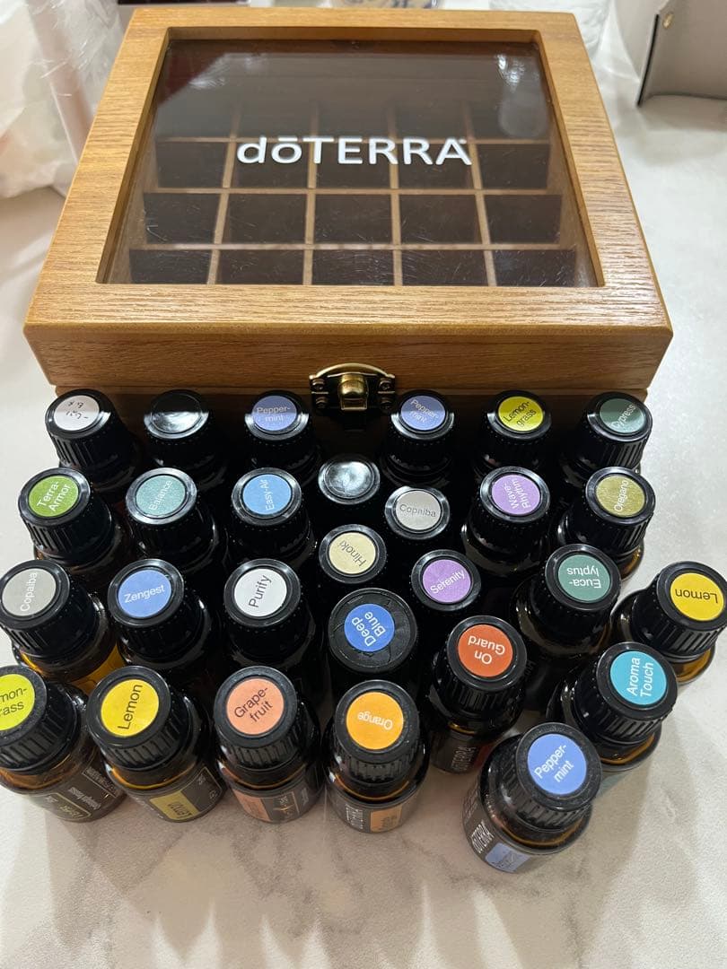 ドテラエッセンシャルオイル 41本セット 木製ボックス付き