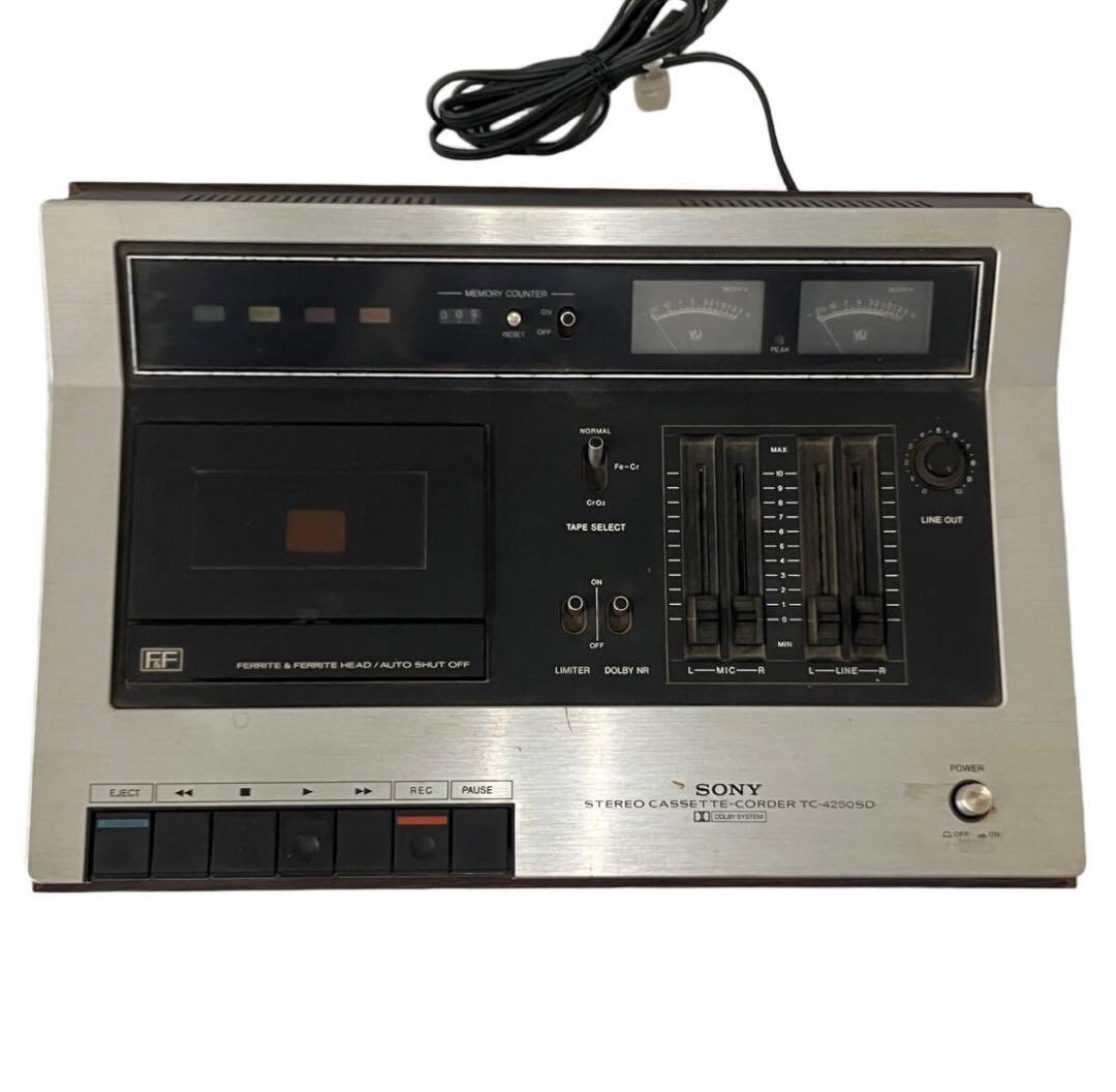 SONY TC-4250SD カセットデッキ 音響機材 ソニー ジャンク - メルカリ