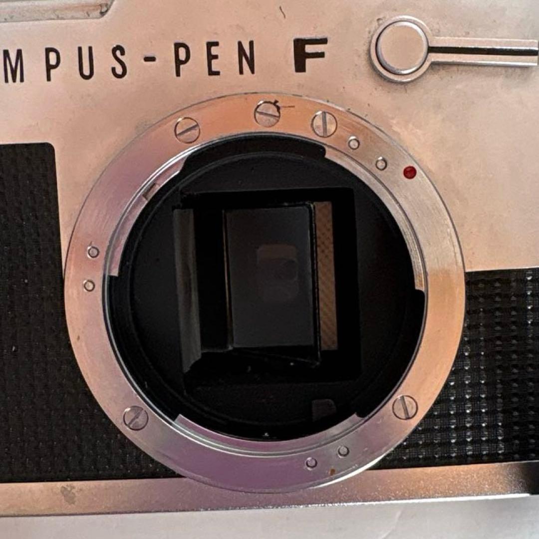 OLYMPUS PEN F 一眼レフカメラ レンズフードS-45付き - メルカリ