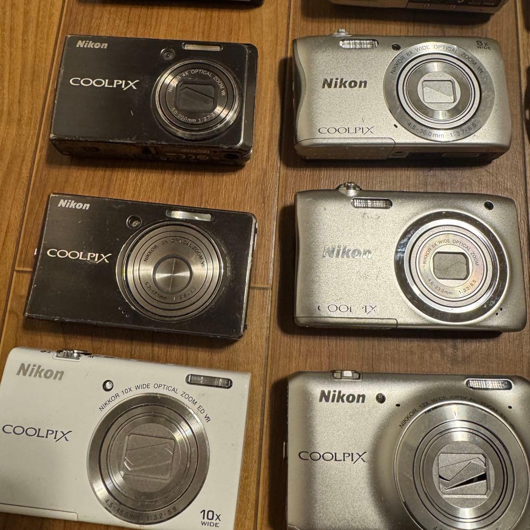 ジャンク12台セット NIKON COOLPIX デジタルカメラ - デジタルカメラ