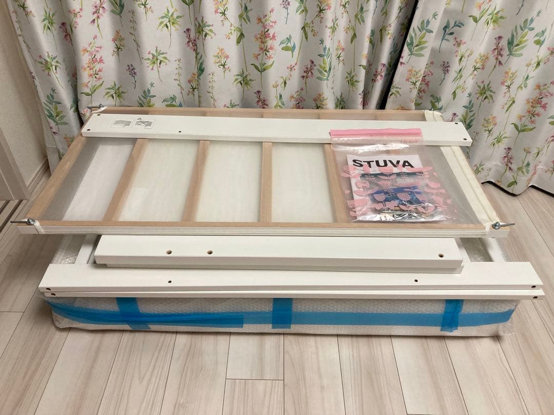 IKEA】STUVA 3WAYベビーベッド ホワイト 引き出し付き 廃盤品 - メルカリ